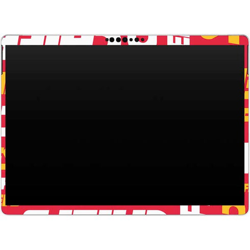 NFL Kansas City Chiefs Red Blast Surface Pro 9 Skin