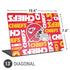 NFL Kansas City Chiefs Red Blast Universal Laptop 13in (10.6 x 7.6in) Skin