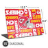 NFL Kansas City Chiefs Red Blast Universal Laptop 15in (12.2 x 8.8in) Skin