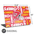 NFL Kansas City Chiefs Red Blast Universal Laptop 17in (13.8 x 10in) Skin
