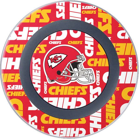 NFL Kansas City Chiefs Red Blast Wireless Charger Skin