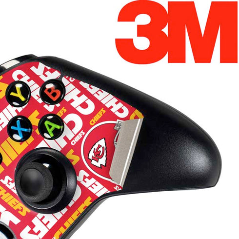 NFL Kansas City Chiefs Red Blast Xbox One Controller Skin