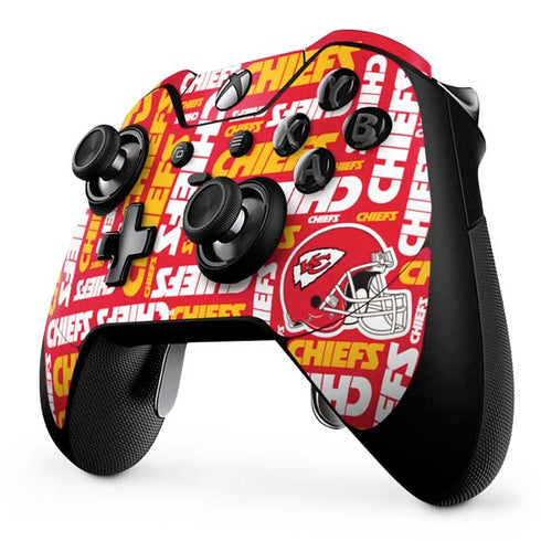 NFL Kansas City Chiefs Red Blast Xbox One Elite Controller Skin