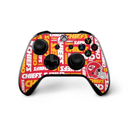 NFL Kansas City Chiefs Red Blast Xbox One X Controller Skin