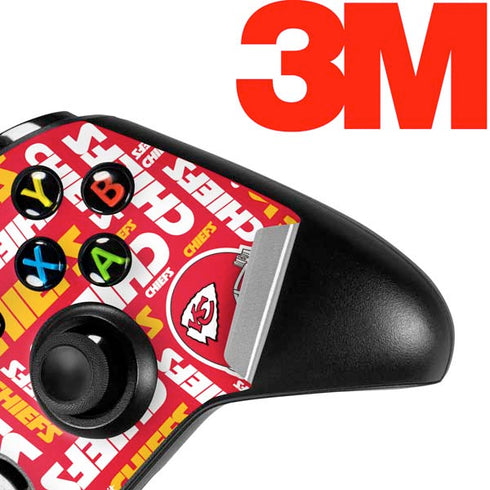NFL Kansas City Chiefs Red Blast Xbox One X Controller Skin