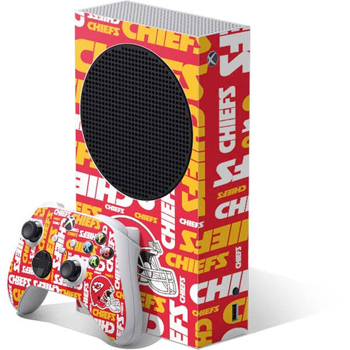 NFL Kansas City Chiefs Red Blast Xbox Series S Skins