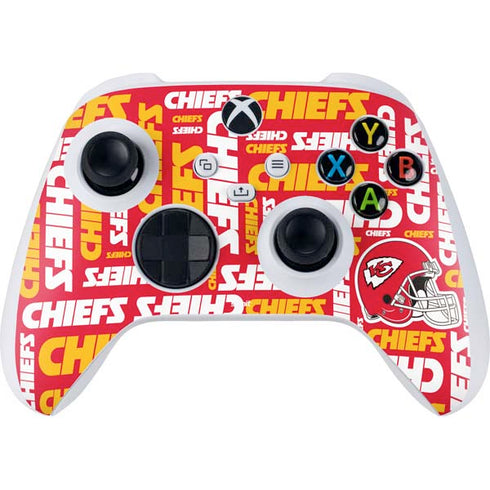 NFL Kansas City Chiefs Red Blast Xbox Series S Controller Skin
