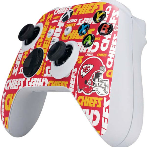 NFL Kansas City Chiefs Red Blast Xbox Series S Controller Skin