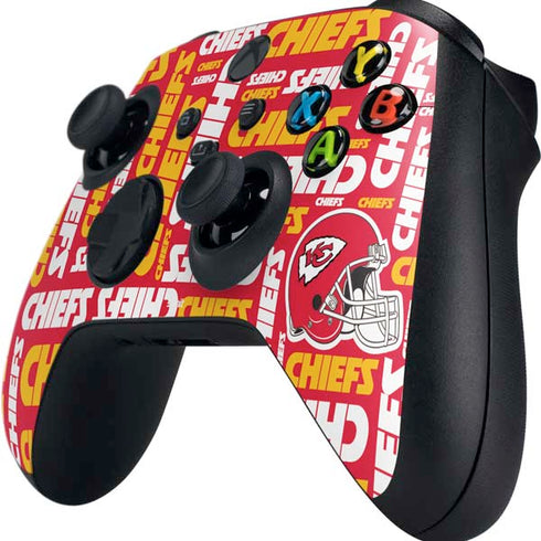 NFL Kansas City Chiefs Red Blast Xbox Series X Controller Skin