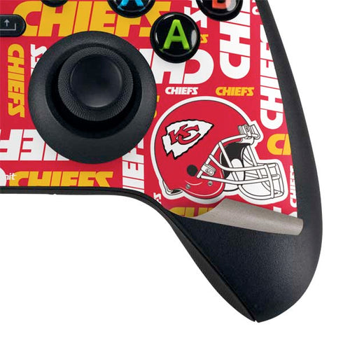 NFL Kansas City Chiefs Red Blast Xbox Series X Controller Skin