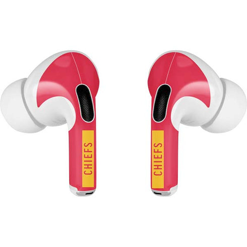 NFL Kansas City Chiefs Red Performance Series AirPods Pro 2nd Gen Skin