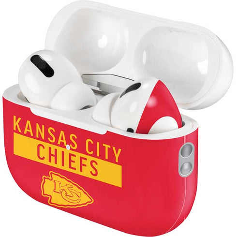 NFL Kansas City Chiefs Red Performance Series AirPods Pro 2nd Gen Skin