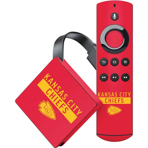 NFL Kansas City Chiefs Red Performance Series Amazon Fire TV Skin