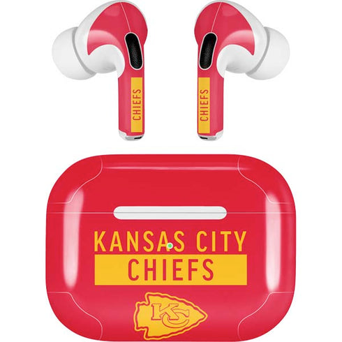 NFL Kansas City Chiefs Red Performance Series Apple AirPods Pro Skin
