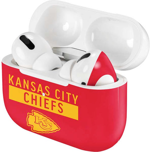 NFL Kansas City Chiefs Red Performance Series Apple AirPods Pro Skin