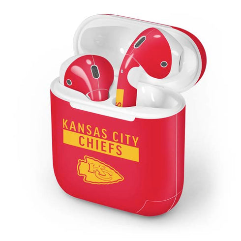 NFL Kansas City Chiefs Red Performance Series Apple AirPods Skin