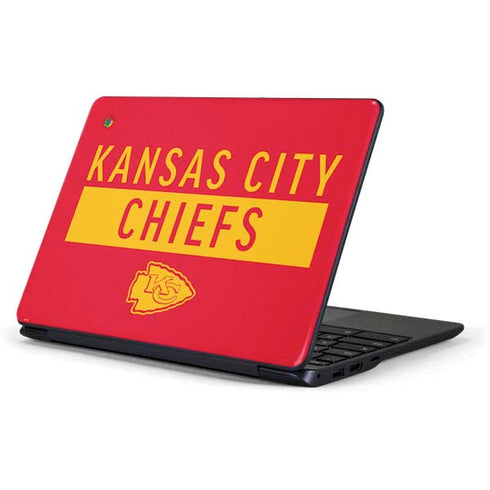 NFL Kansas City Chiefs Red Performance Series Samsung Chromebook Skin