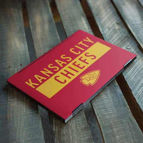 NFL Kansas City Chiefs Red Performance Series HP Envy Skin