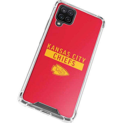 NFL Kansas City Chiefs Red Performance Series Galaxy A12 Clear Case