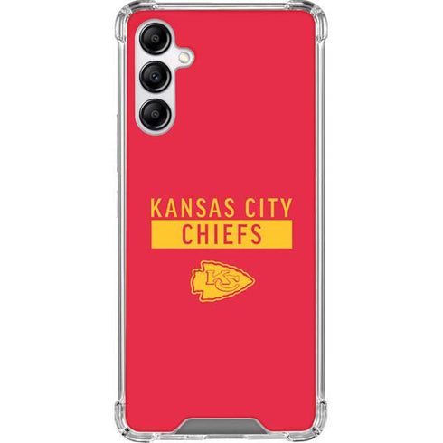 NFL Kansas City Chiefs Red Performance Series Galaxy A14 5G Clear Case