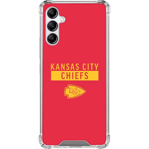 NFL Kansas City Chiefs Red Performance Series Galaxy A15 5G Clear Case