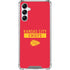 NFL Kansas City Chiefs Red Performance Series Galaxy A15 5G Clear Case