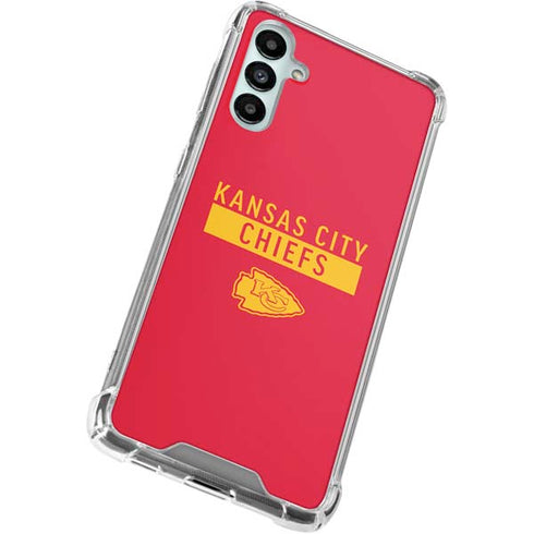 NFL Kansas City Chiefs Red Performance Series Galaxy A15 5G Clear Case