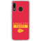 NFL Kansas City Chiefs Red Performance Series Galaxy A20 Clear Case