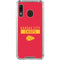 NFL Kansas City Chiefs Red Performance Series Galaxy A30 Clear Case