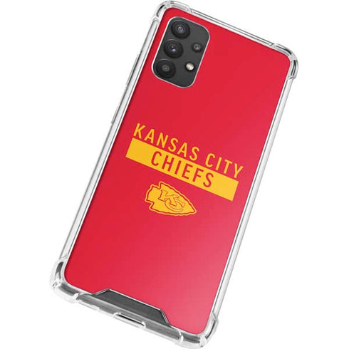 NFL Kansas City Chiefs Red Performance Series Galaxy A32 5G Clear Case