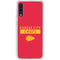 NFL Kansas City Chiefs Red Performance Series Galaxy A50 Clear Case