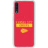 NFL Kansas City Chiefs Red Performance Series Galaxy A50 Clear Case
