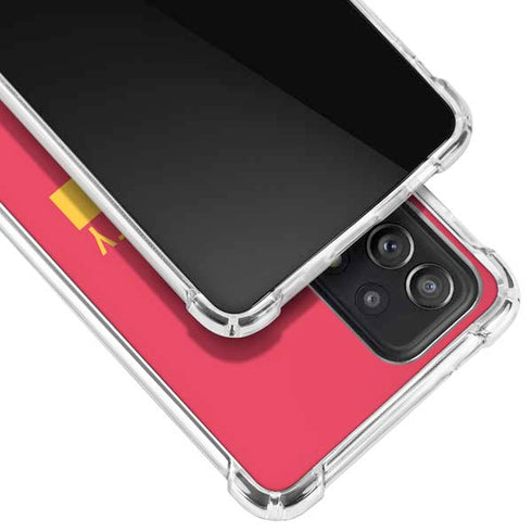 NFL Kansas City Chiefs Red Performance Series Galaxy A52 5G Clear Case