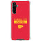 NFL Kansas City Chiefs Red Performance Series Galaxy A54 5G Clear Case