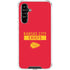 NFL Kansas City Chiefs Red Performance Series Galaxy A54 5G Clear Case