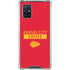 NFL Kansas City Chiefs Red Performance Series Galaxy A71 5G Clear Case