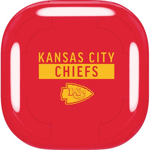 NFL Kansas City Chiefs Red Performance Series Galaxy Buds Live Skin