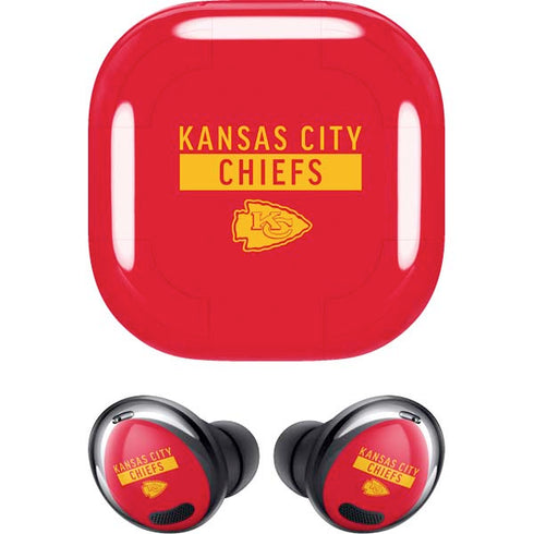 NFL Kansas City Chiefs Red Performance Series Galaxy Buds Pro Skin