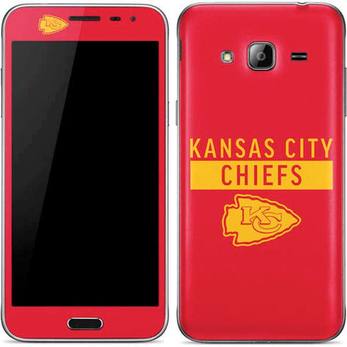 NFL Kansas City Chiefs Red Performance Series Galaxy J3 Skin