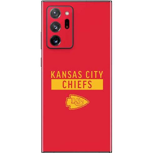 NFL Kansas City Chiefs Red Performance Series Galaxy Note20 Ultra 5G Skin