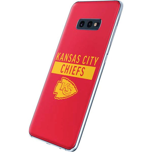 NFL Kansas City Chiefs Red Performance Series Galaxy S10e Skin