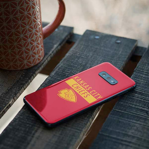 NFL Kansas City Chiefs Red Performance Series Galaxy S10e Skin