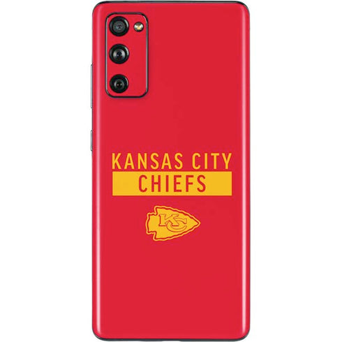NFL Kansas City Chiefs Red Performance Series Galaxy S20 Fan Edition Skin