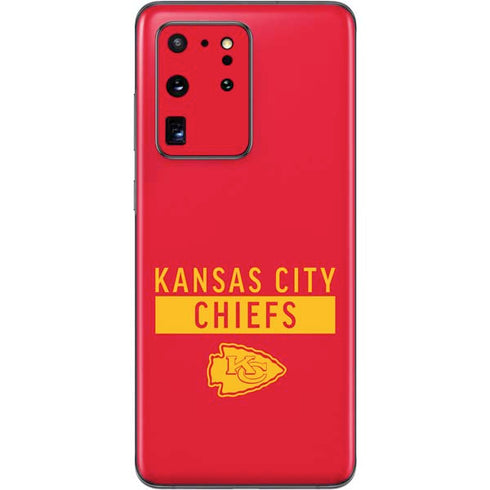 NFL Kansas City Chiefs Red Performance Series Galaxy S20 Ultra 5G Skin