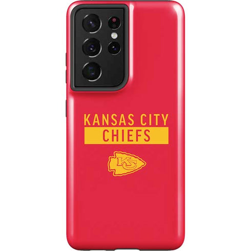 NFL Kansas City Chiefs Red Performance Series Galaxy S21 Ultra 5G Pro Case