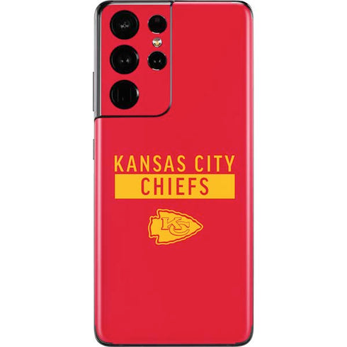 NFL Kansas City Chiefs Red Performance Series Galaxy S21 Ultra 5G Skin