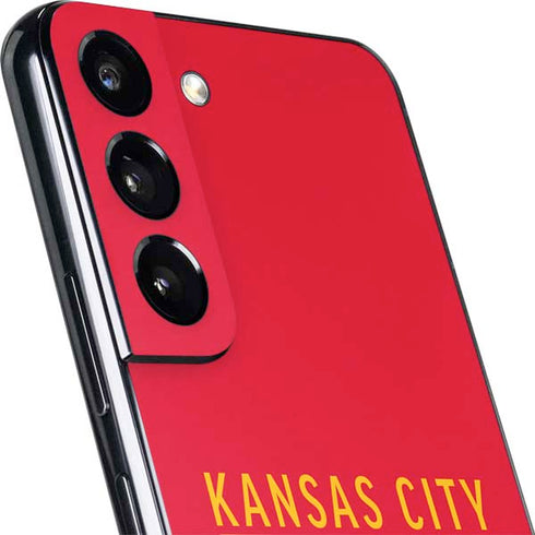 NFL Kansas City Chiefs Red Performance Series Galaxy S22 Skin