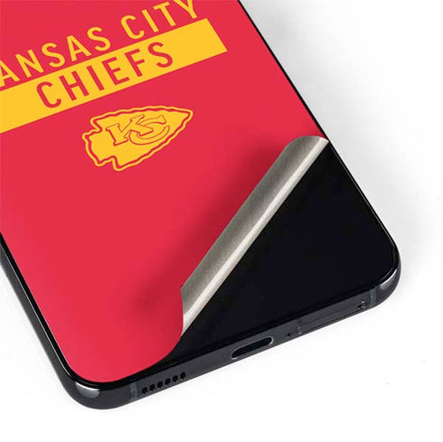 NFL Kansas City Chiefs Red Performance Series Galaxy S22 Skin