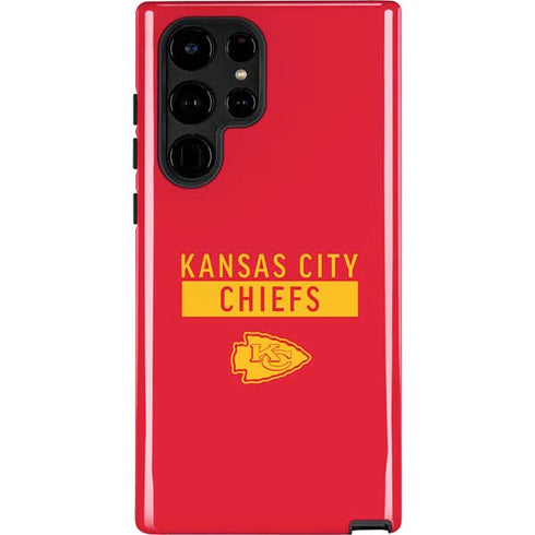 NFL Kansas City Chiefs Red Performance Series Galaxy S22 Ultra Pro Case