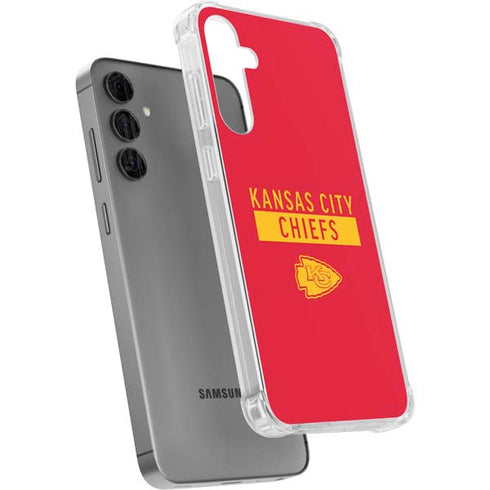 NFL Kansas City Chiefs Red Performance Series Galaxy S24 Plus Clear Case
